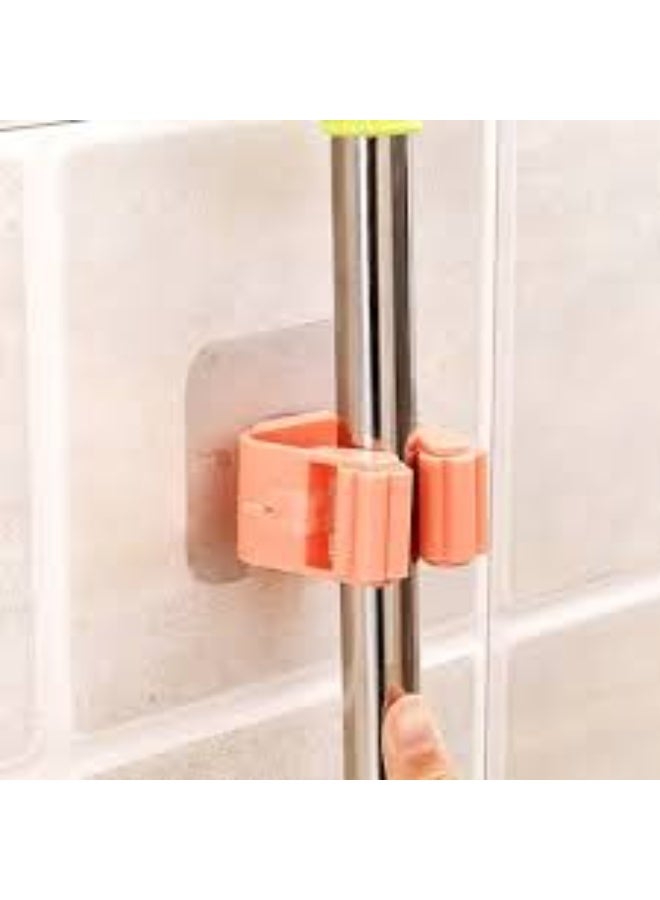 Single wall-mounted mop or broom holder with double-sided adhesive, very strong - Image 5