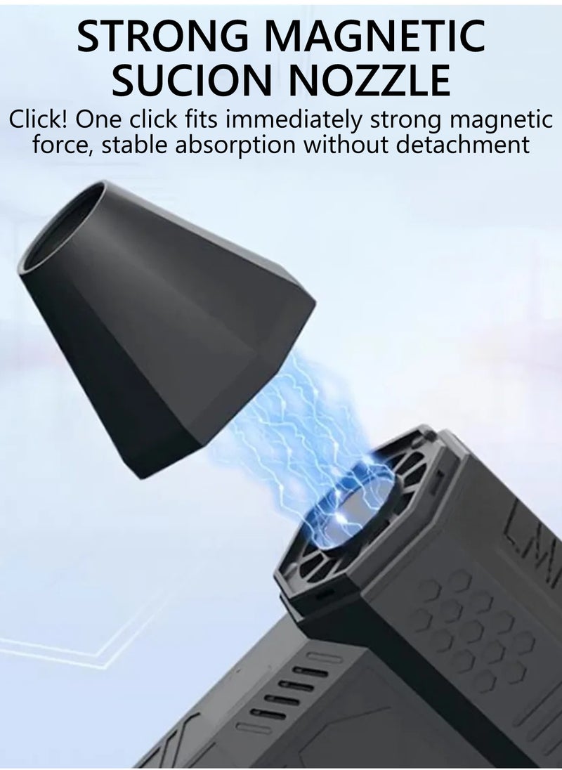 Mini Turbo Jet Fan Blower Electric Portable Air Duster Cordless 130000RPM High Speed Super Power Rechargeable Powerful Gun Type-C Rechargeable for Car Computer Keyboard Lens Outdoors Home - pzsku/ZF68B871EDBC2FBDC03ACZ/45/_/1734549427/483fb3b2-089c-4a00-9511-b01e07ee954f