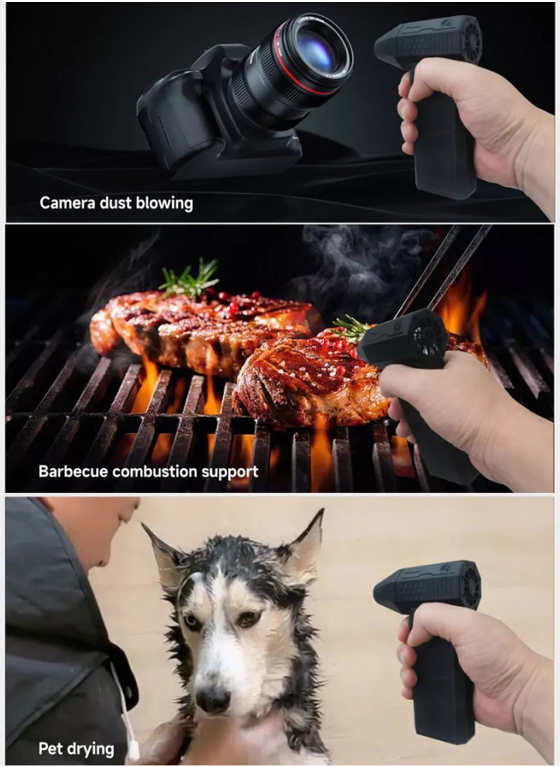 Mini Turbo Jet Fan Blower Electric Portable Air Duster Cordless 130000RPM High Speed Super Power Rechargeable Powerful Gun Type-C Rechargeable for Car Computer Keyboard Lens Outdoors Home - pzsku/ZF68B871EDBC2FBDC03ACZ/45/_/1734549437/ba5df089-3d3c-4520-a862-06456da9340b