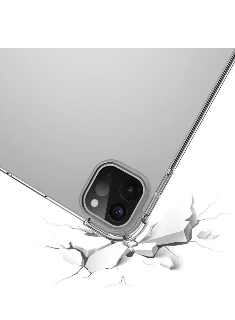 Raxoom Silicon Clear Case for iPad Pro 12.9'' (5th Gen ) 2021, TPU Shockprooof Back Cover, Slim-Fit Protective Case for iPad Pro 12.9 inch 5th Generation, - Image 4