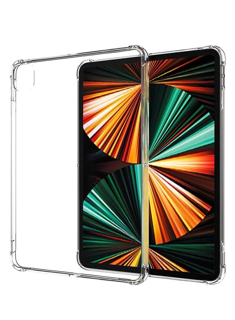 Raxoom Silicon Clear Case for iPad Pro 12.9'' (5th Gen ) 2021, TPU Shockprooof Back Cover, Slim-Fit Protective Case for iPad Pro 12.9 inch 5th Generation, - Image 1