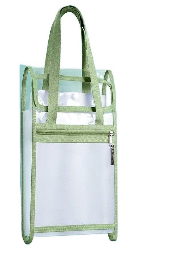QUIRA 13 Pocket Waterproof Document Organizer - Portable A4 Paper Storage Bag with Transparent Inserts (Multicolour) - Image 1