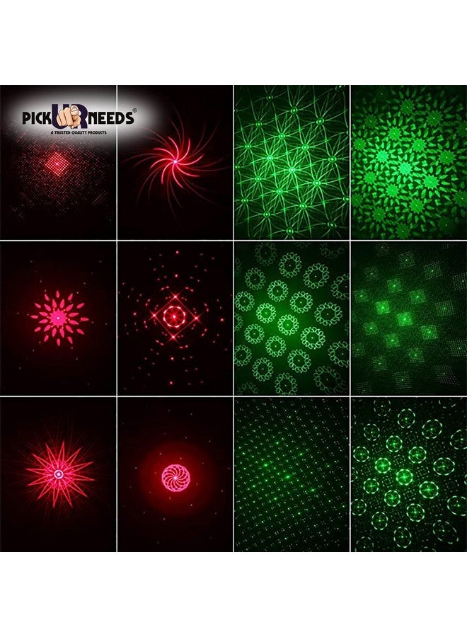 Pick Ur Needs Mini Stage Lighting Projector Sound Activated Flash Strobe for Party and Diwali Decoration (Multicolor) (Laser 12D Light) - Image 3