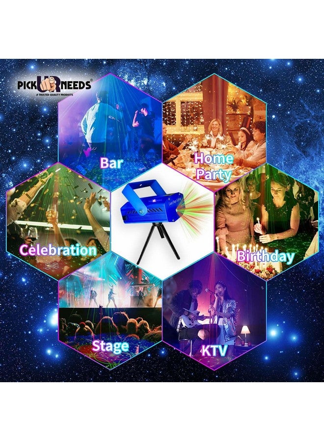 Pick Ur Needs Mini Stage Lighting Projector Sound Activated Flash Strobe for Party and Diwali Decoration (Multicolor) (Laser 12D Light) - Image 5