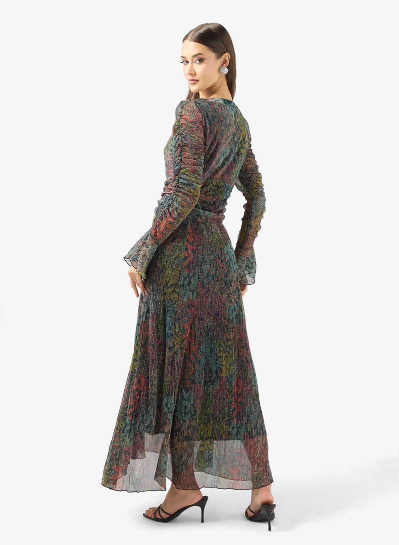 خزانة فستان بطبعة تجريدية - Image 2