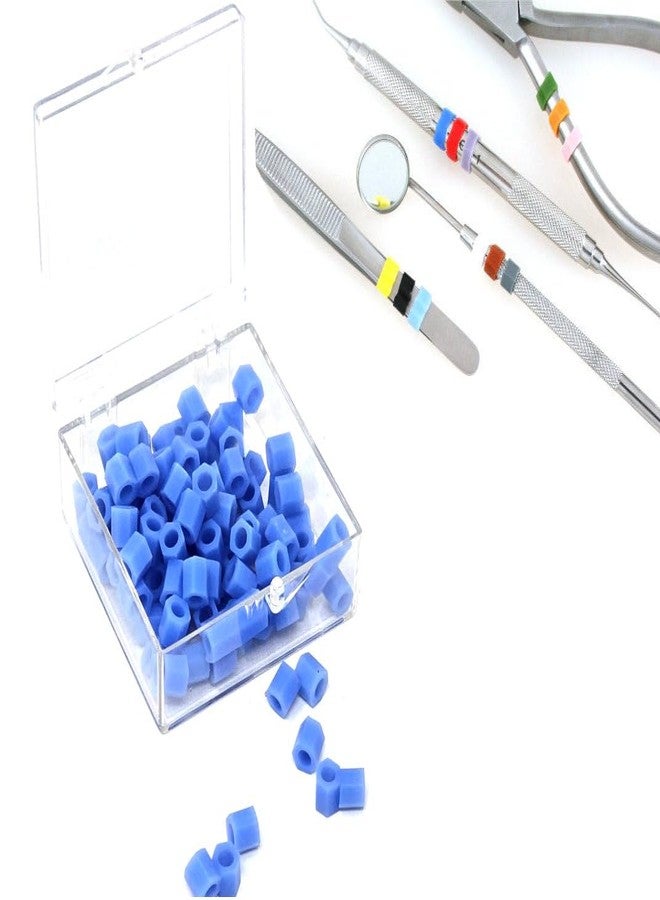 Medixplus Silitone Color Bands Pack of 100 (Navy Blue) - Image 1