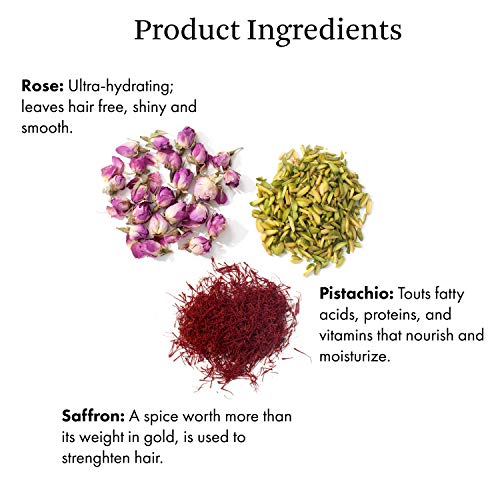 Joon Saffron Hair Elixir Pistachio + Rose Hair Oil, 3.11 Fl. Oz. - Image 3