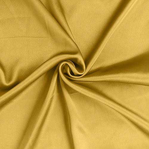 Oussum Satin Pillow case Soft & Comfortable Silk Pillowcase Solid Pillow Cover Single Pcs with Free Scrunchie (Sun Flower, Regular Size (18"x27") - Image 5