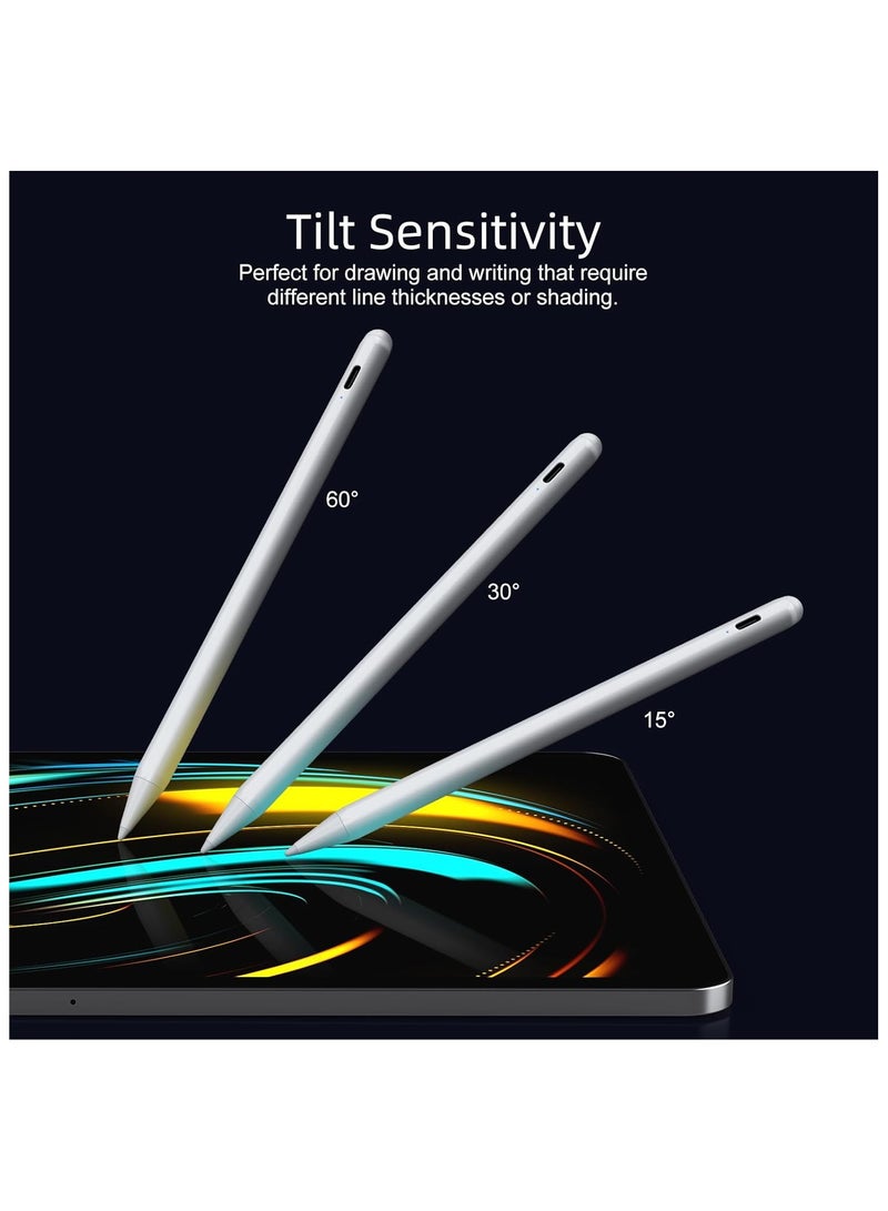 جامجيك قلم JAMJAKE Stylus لجهاز iPad من الجيل التاسع والعاشر - قلم رصاص نشط بشحن سريع 2X متوافق مع أجهزة Apple iPad Pro 11 و12.9 بوصة وiPad Air 2018-2023  - Image 3