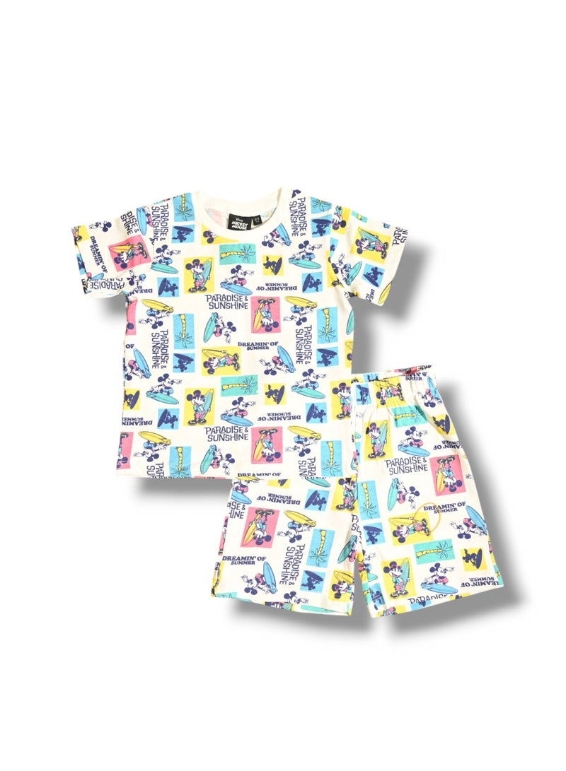 ميكي آند فريندز - طقم شورت للأولاد - Image 1