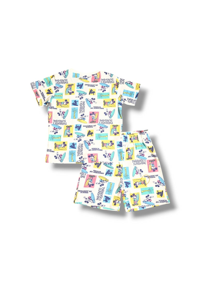 ميكي آند فريندز - طقم شورت للأولاد - Image 4