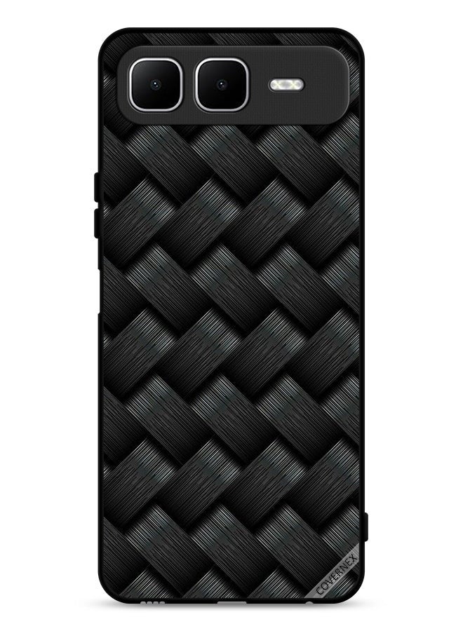 Covernex Infinix Smart 10 Plus Protective Case Cover Dark Stripes Pattern