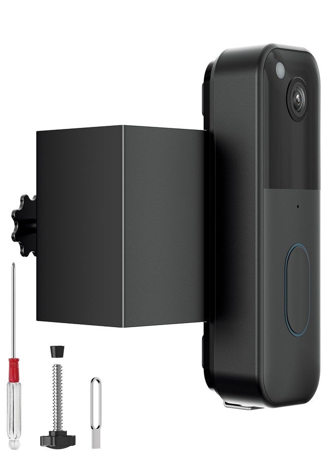 Mamerry Anti-theft Blink Doorbell Mount, No Drilling Metal Door Mount Only for All-new Blink Video Doorbell(2nd Gen), Doorbell Bracket Holder for Rental Apartment Condo - Image 1