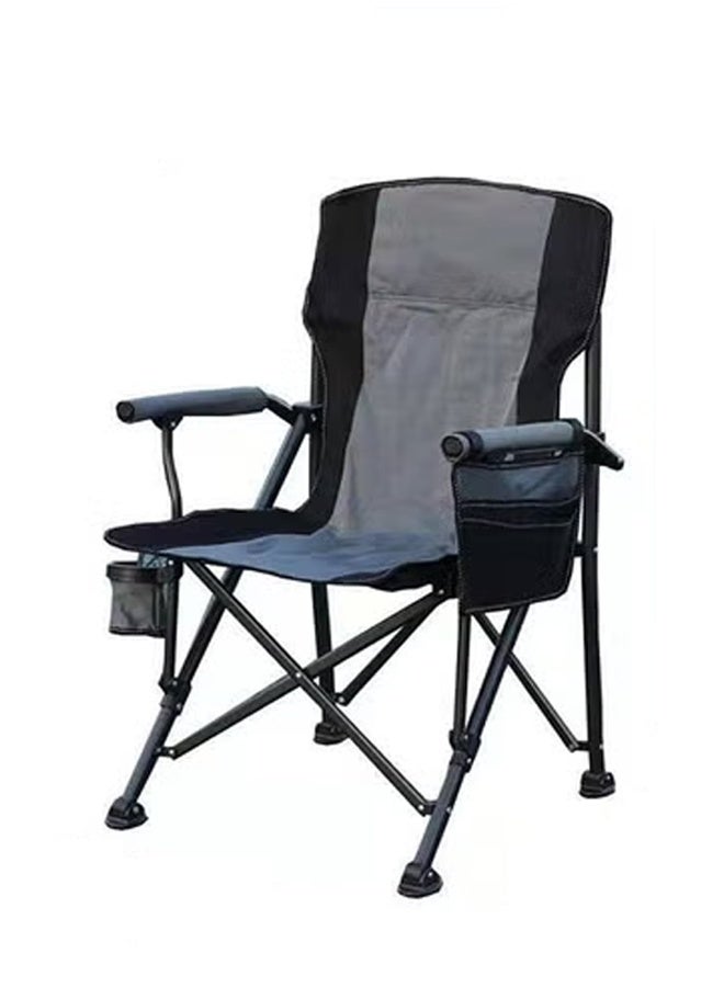 ZCM-HAPPY Foldable Outdoor Camping Fishing BBQ Picnic Beach Chair - Image 1