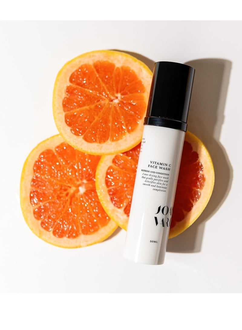 Joanna Vargas Joanna Vargas Vitamin C Face Wash for Women - Hydrating Face Wash with Witch Hazel & Hyaluronic Acid - Nourishing Vitamin C Facial Wash for Smooth & Glowing Skin - Clarifying Face Wash for Dry Skin - Image 2