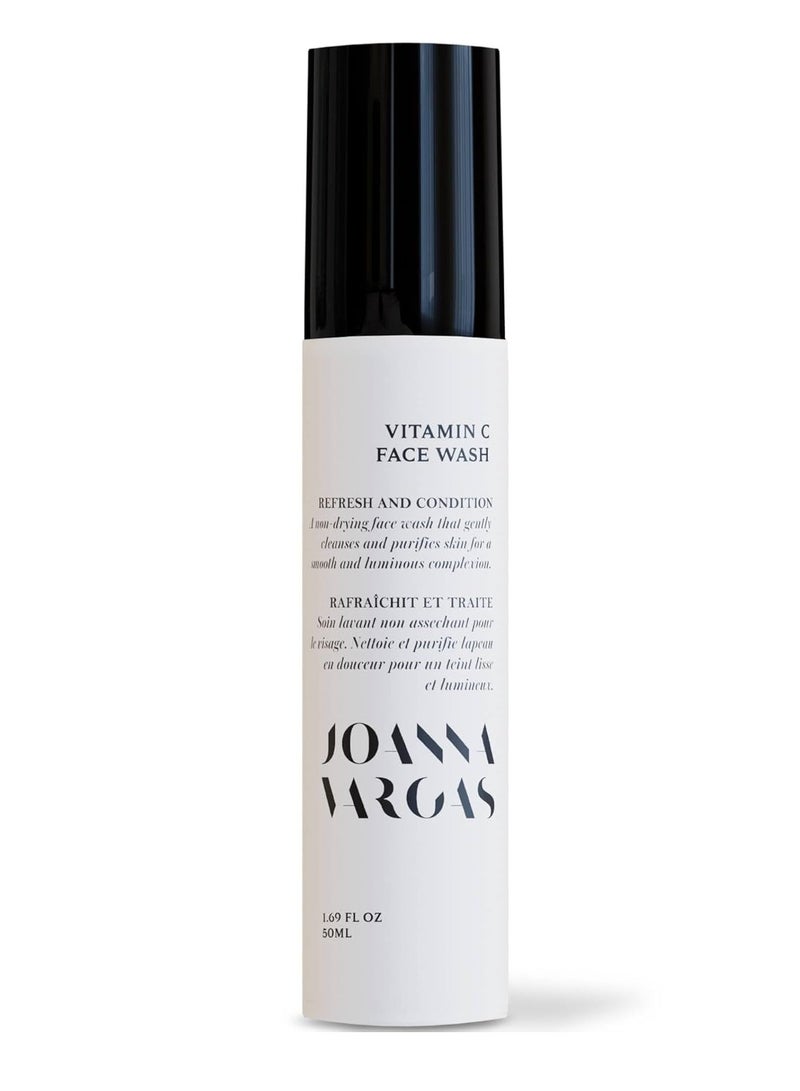 Joanna Vargas Joanna Vargas Vitamin C Face Wash for Women - Hydrating Face Wash with Witch Hazel & Hyaluronic Acid - Nourishing Vitamin C Facial Wash for Smooth & Glowing Skin - Clarifying Face Wash for Dry Skin - Image 1