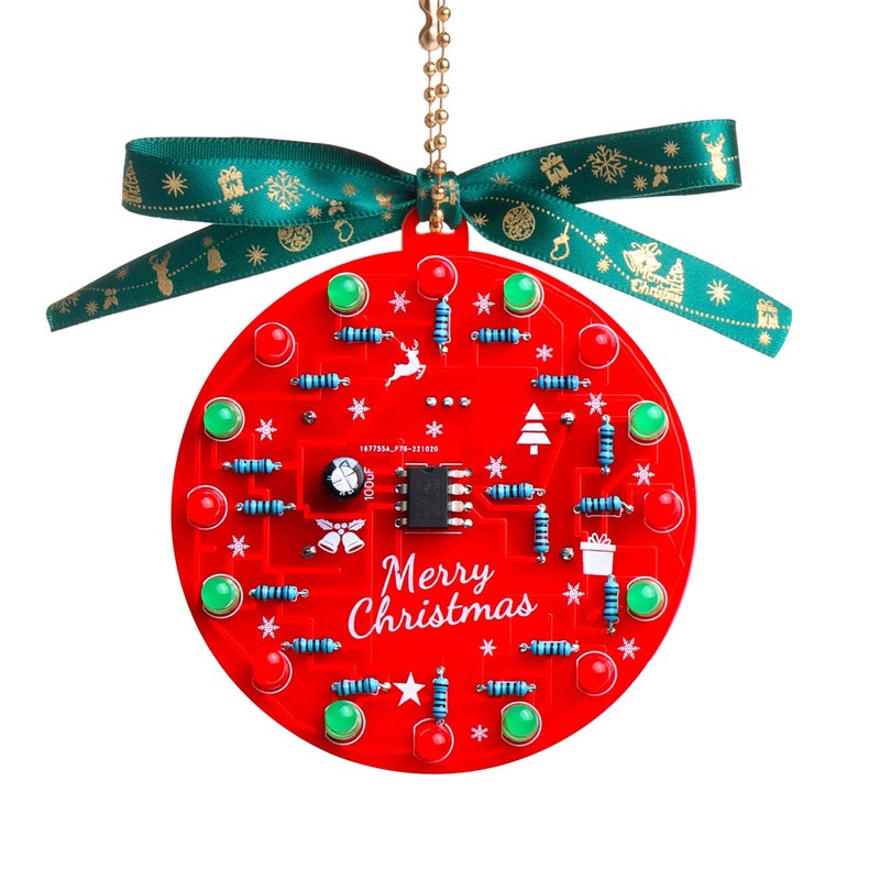 DIKAVS Fun Easy Soldering Kit for Beginners 2 Sets of Christmas Decoration Projects - Image 2