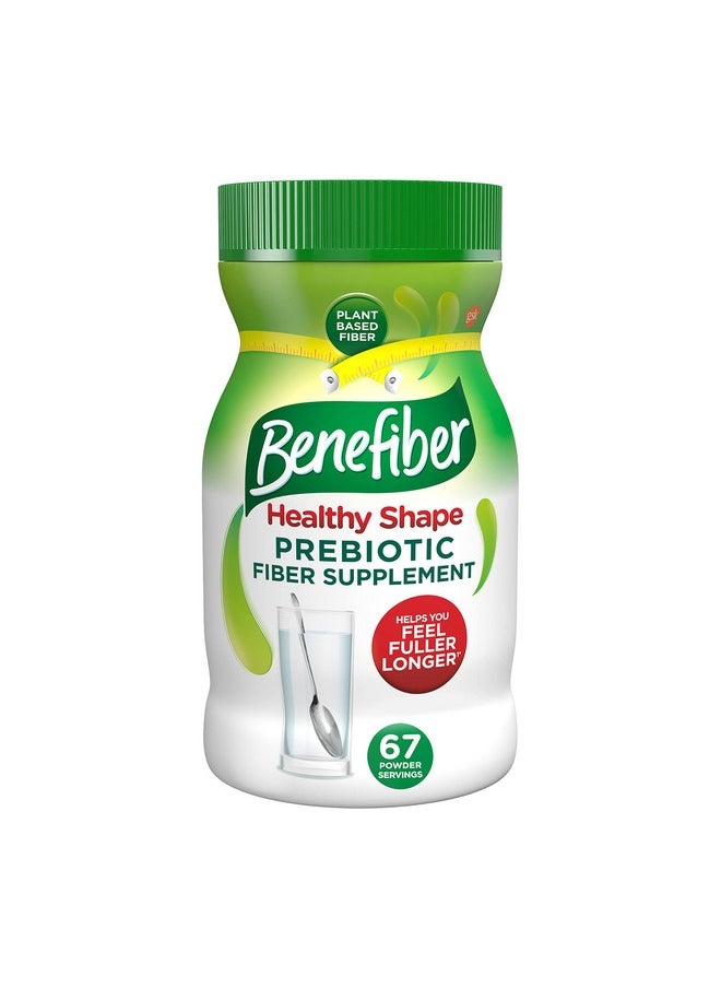 Benefiber - Healthy Shape Prebiotic Fiber Supplement Powder For Digestive Health Daily Fiber Powder 67 Servings (17.6 Ounces) - Image 1