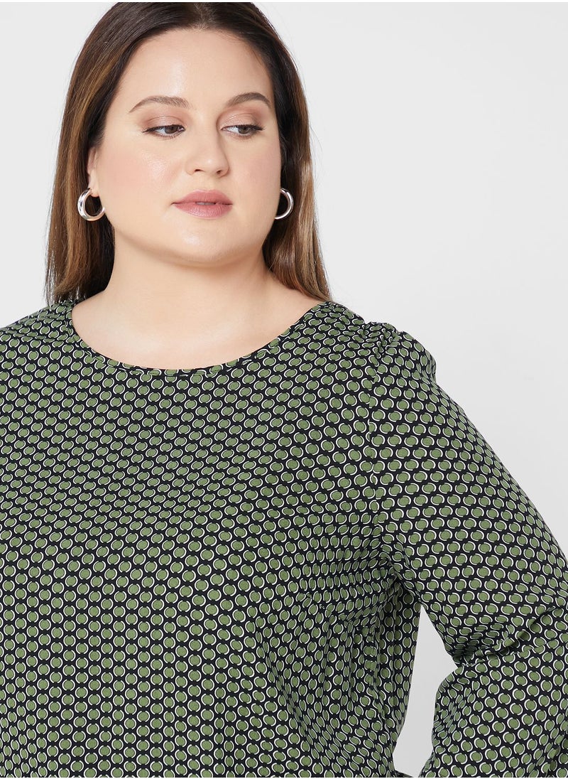 Only Carmakoma - Printed Knitted Dress - Image 1