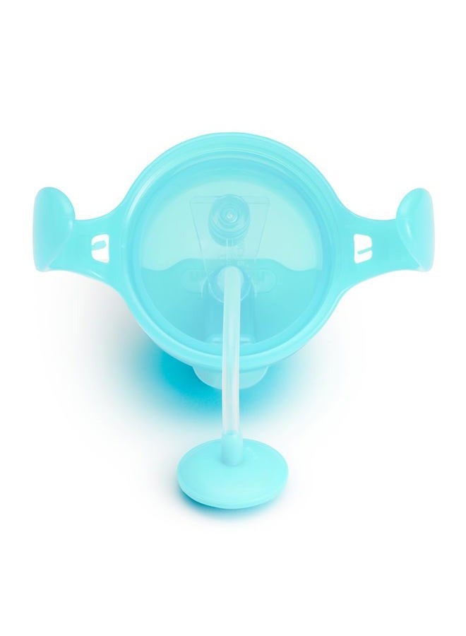 Munchkin كوب شرب للأطفال بزاوية مرنة، كوب تدريب بقشة مثقلة مع غطاء قفل، 7 أونصات، أزرق - Image 5