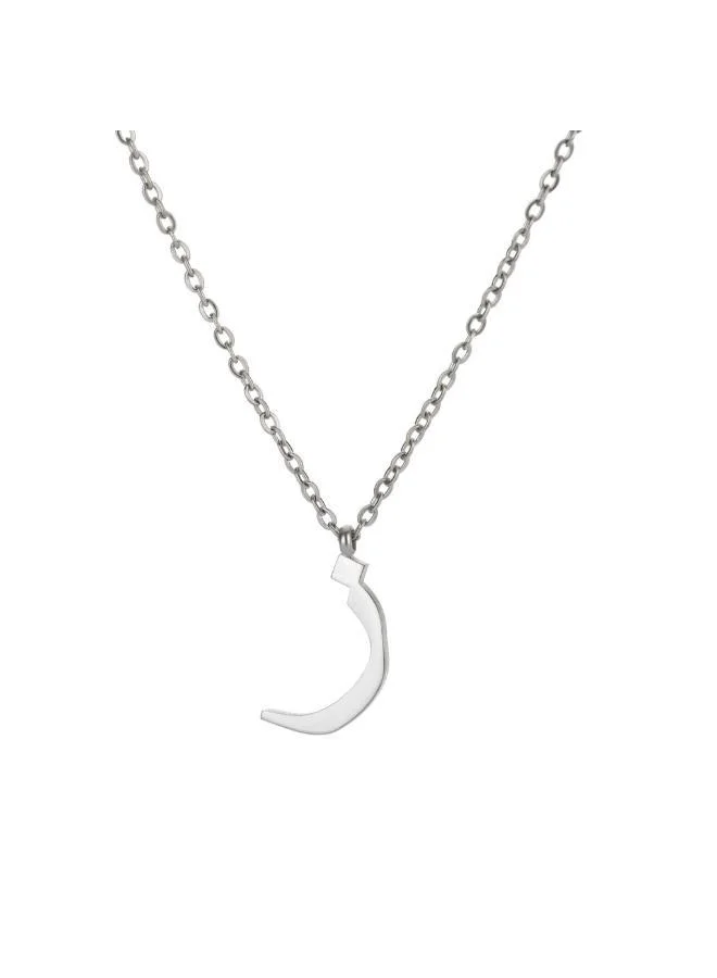 Arabic Letter 'Zaa' Necklace 18k Gold Plated