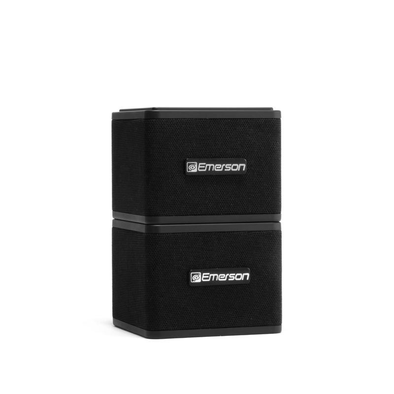 Emerson EAS-3006-BK Sound Blox â€“ Wireless Magnetic Stackable Bluetooth Speakers, Instant Connect, Multi-Room Audio, USB-C Charging, Built-in Subwoofer - Image 1