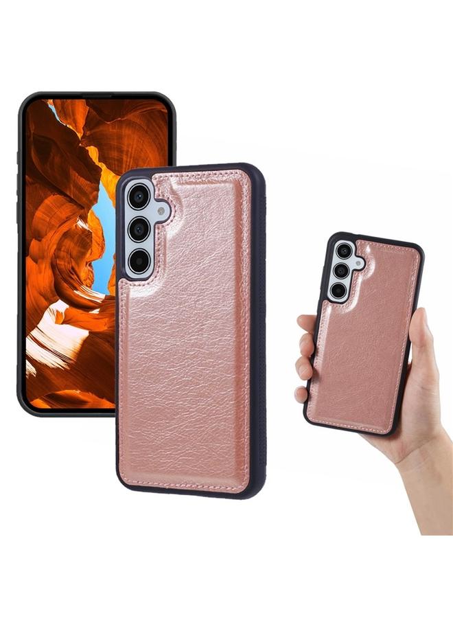 S-TOP Case For Samsung Galaxy S25 5G Cowhide Texture Back Cover Phone Case