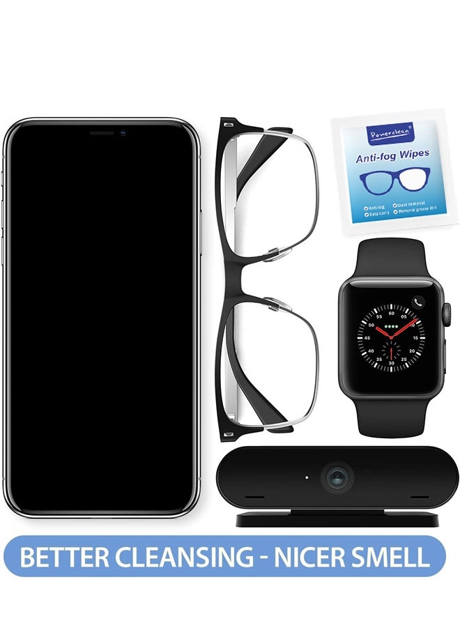 GECLL 100 Pack Lens Wipes for Eyeglasses Pre-Moistened, Individually Wrapped Streak-Free Cleaning for EyeGlasses、Laptop Screens & Camera Lens, Glasses Cleaning Wipe Bulk, Sunglasses & Phone Wipe  - Image 4