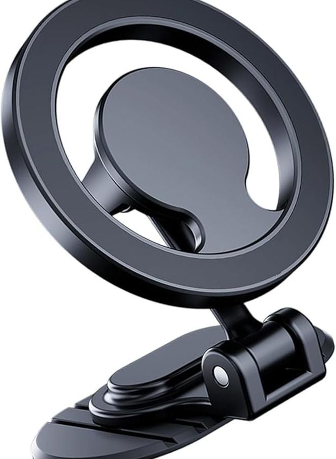 Strong Metal Car Phone Mount Foldable 360 Rotation Base Secure Windshield Attachment - Image 2