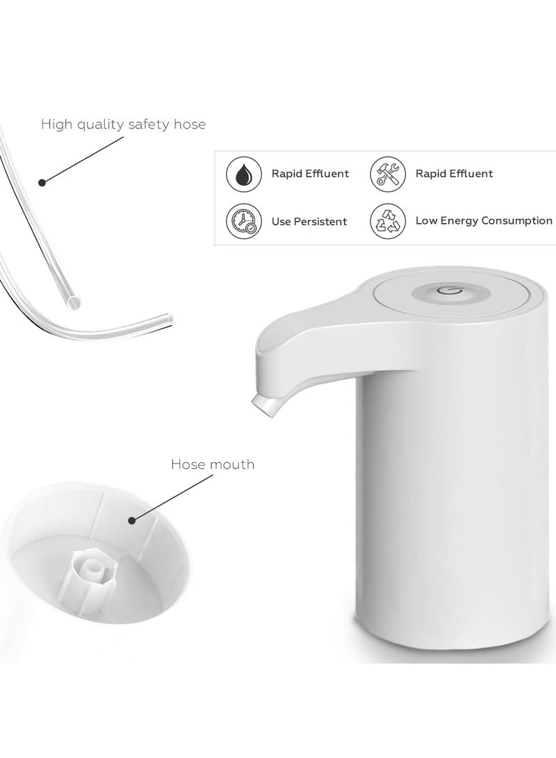 Eleish 5 Gallon 20L Electric Water Dispenser Pump for Hot & Cold Water, Universal Portable Rechargeable Water Pump with USB Charging for Jugs Bottle Kichen Cooking Food - Image 3