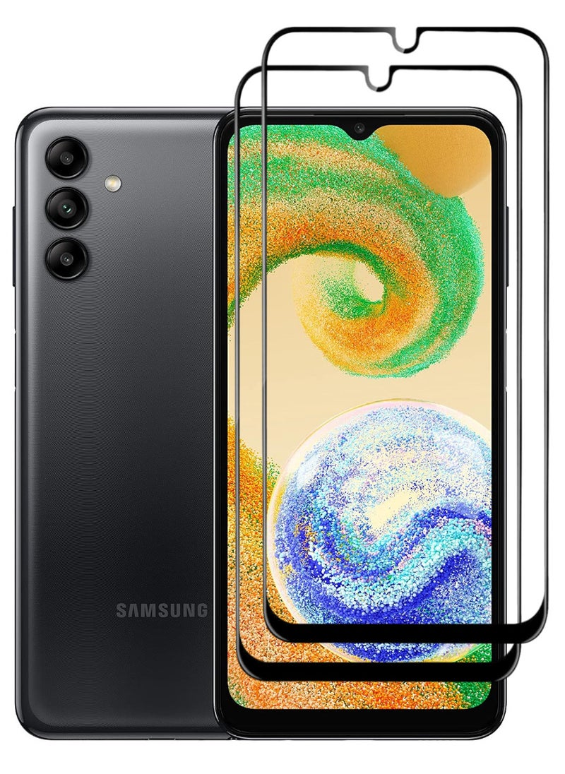 RAYON 2 Pack Tempered Glass Screen Protector 5D Designed For Samsung Galaxy A04s Full Screen Coverage And Bubble Free - Image 1