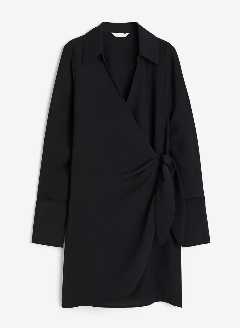 H&M Tie Detail Wrap Dress