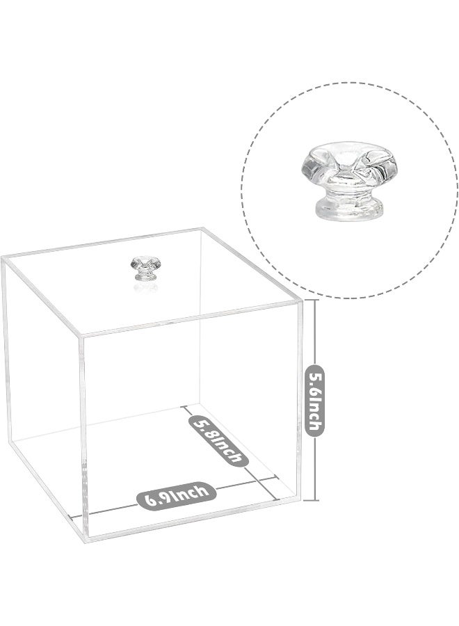 TPGP Disposable Face Towel Holder, Facial Towelettes Container Box, Acrylic Box for Facial Towels, Clear  - Image 3