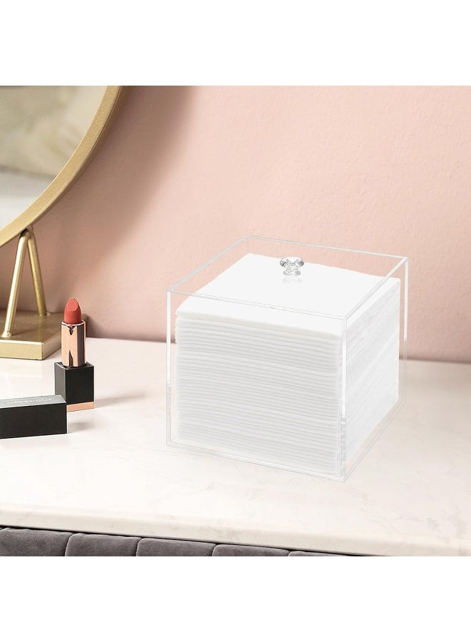 TPGP Disposable Face Towel Holder, Facial Towelettes Container Box, Acrylic Box for Facial Towels, Clear  - Image 4