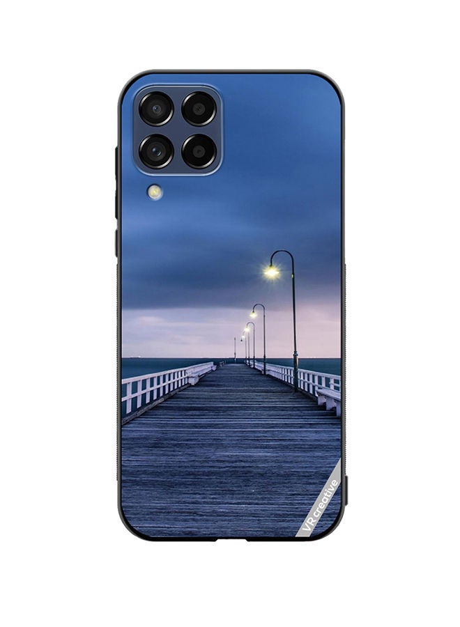 VR CREATIVE Protective Case Cover For Samsung Galaxy M33 Pathway To Sea Design Multicolour - Image 1
