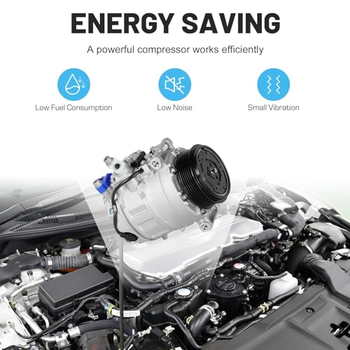 ILONPA New AC Air Condition Compressor with Clutch for Mercedes-Benz B200 C234 C240 C320 CL500 CL550 CLK320 CLS500 E320 GL320 GL450 GL550 ML, R, S Models - Image 4