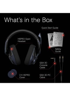 EPOS Epos H6 Pro Open Acoustic Gaming Headset With Mic Lightweight Headband Comfortable & Durable Design Xbox Headset Ps4 Headset Ps5 Headset Gaming Accessories Wireless Headset Black, One-size, Wired  - Image 5