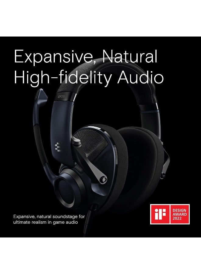 Epos H6 Pro Open Acoustic Gaming Headset With Mic Lightweight Headband Comfortable & Durable Design Xbox Headset Ps4 Headset Ps5 Headset Gaming Accessories Wireless Headset Black, One-size, Wired - Image 4