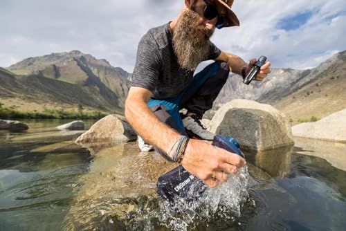 LifeStraw Peak Series Water Filter - 1L, Dark Mountain Gray, Protects Against Bacteria and Parasites, Ultra-Compact and Versatile - Image 4