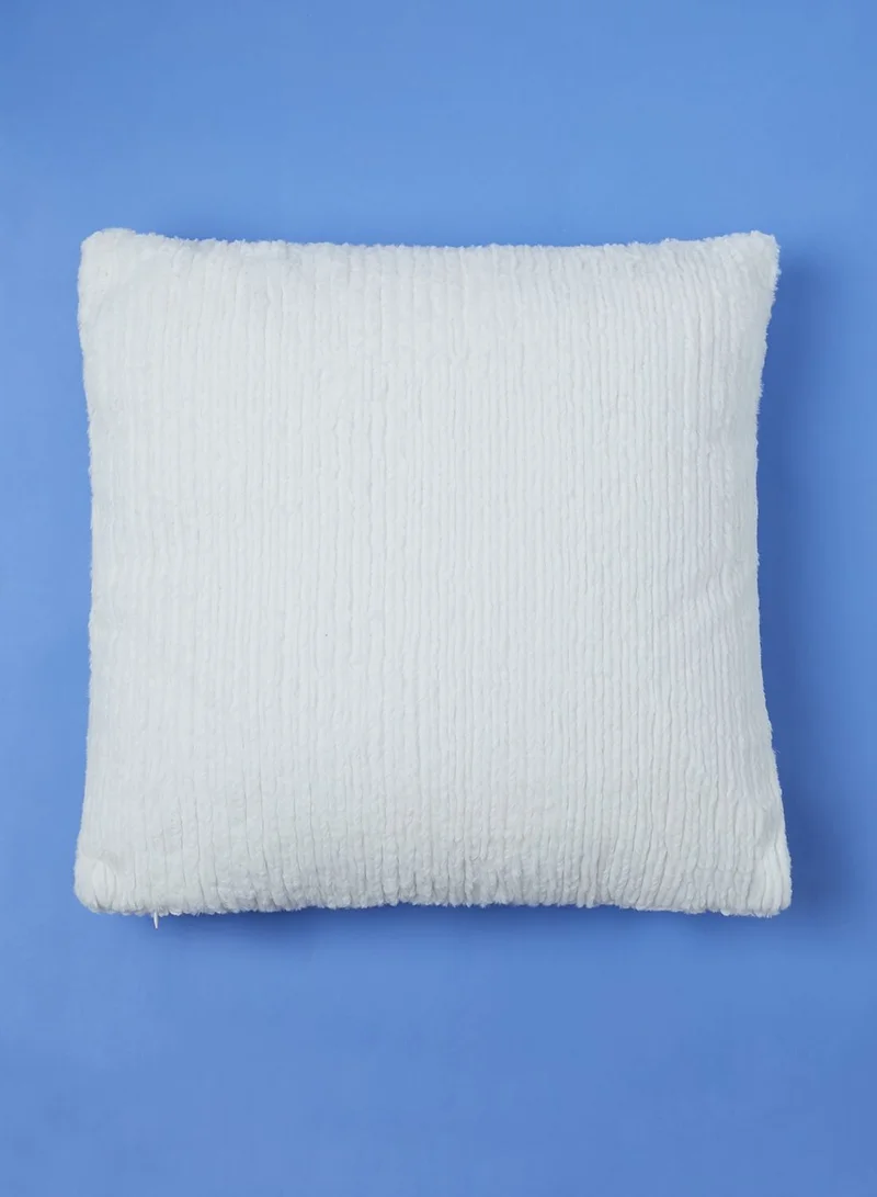 Noire Edit Plush Patterned Cushion With Insert 45 X 45Cm