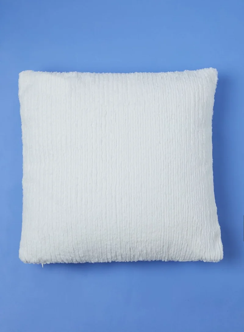 Noire Edit Plush Patterned Cushion With Insert 45 X 45Cm