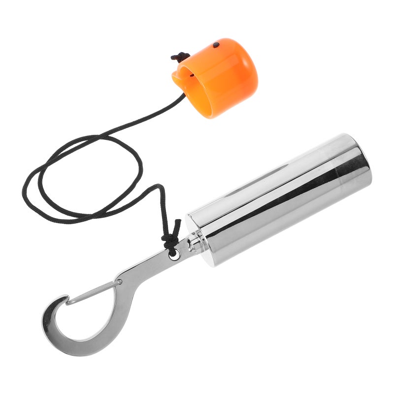 Diving Safety Rattle Signal Bell With Clip - Compact Alert Tool With Noise Cover - Loud Underwater Attention Grabber For Divers - Image 1