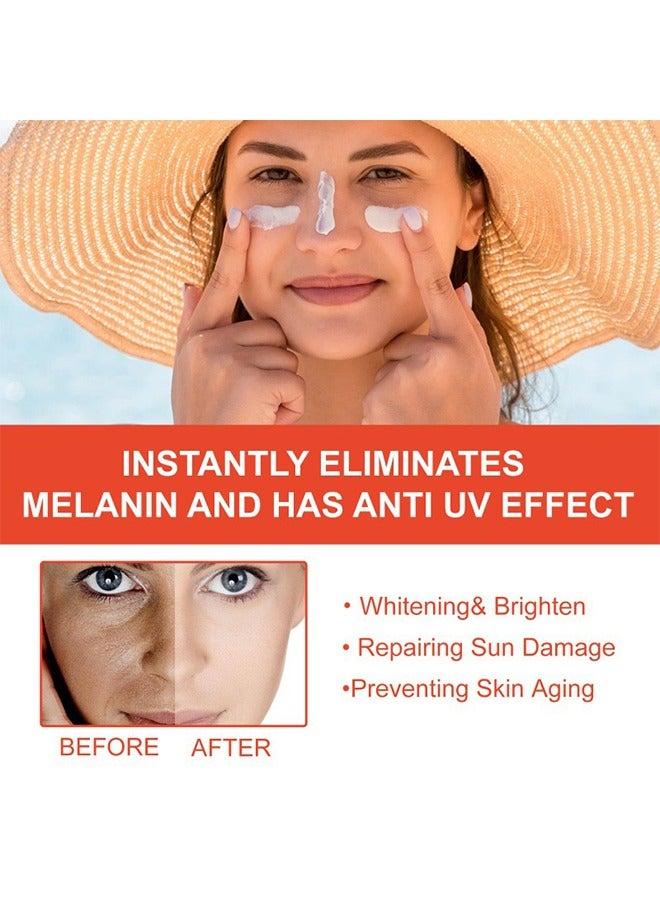 OUHOE Sun Lotion-Moisturizing Sunblock Sunscreen Cream Body Whitening Sun Cream SPF 90 Sunscreen Long Lasting UV Protector Sunblock Moisturizing Solar Blocker Waterproof Skin Care - Image 5