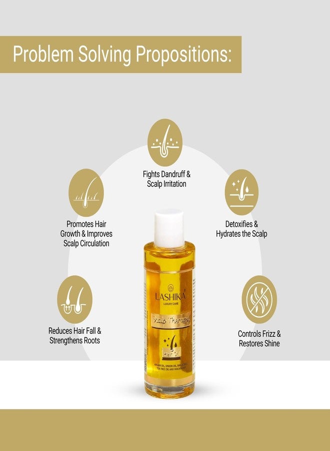 Lashika Scalp Therapy Hair Oil | With Rosemary, Bakuchiol, Castor Oil & Peptides | Lightweight Nourishing Treatment for Hair Fall, Dandruff & Frizz | 50ml - Image 2