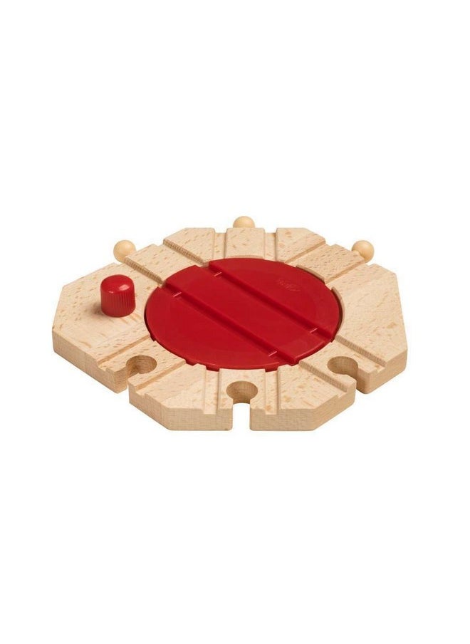 Brio BRIO World - 33361 Mechanical Turntable | Engaging Train Toy Accessory for Creative Play | Safe for Kids Ages 3 and Up | Compatible with BRIO Railway Toys  - Image 2
