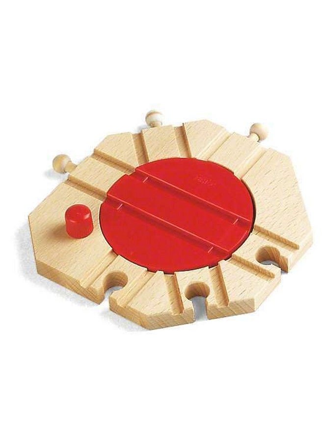 Brio BRIO World - 33361 Mechanical Turntable | Engaging Train Toy Accessory for Creative Play | Safe for Kids Ages 3 and Up | Compatible with BRIO Railway Toys  - Image 4