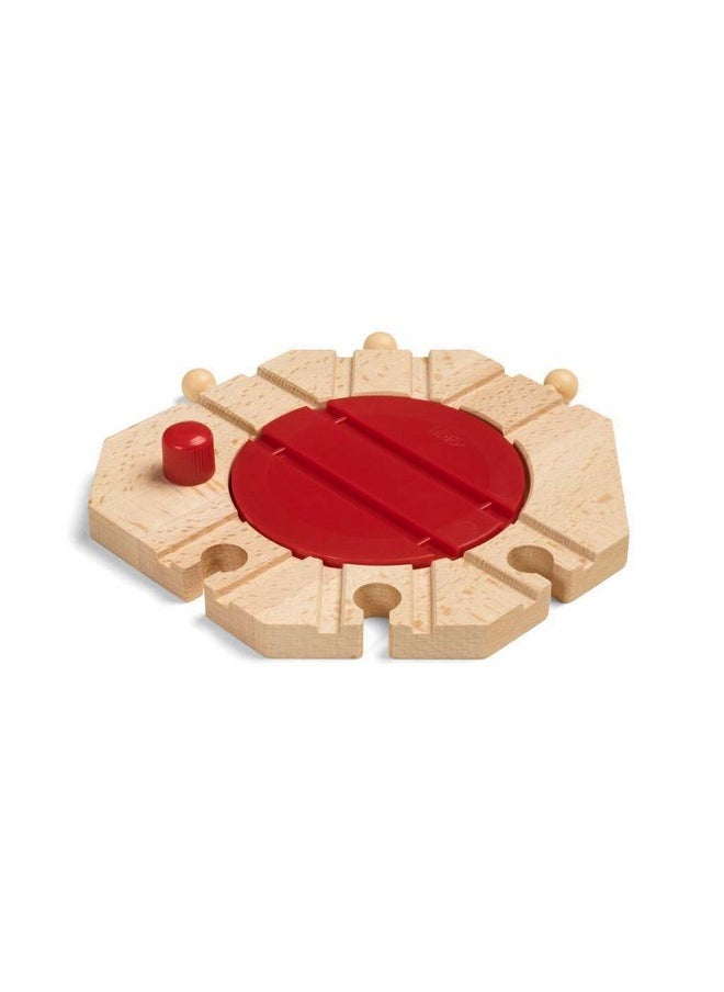 Brio BRIO World - 33361 Mechanical Turntable | Engaging Train Toy Accessory for Creative Play | Safe for Kids Ages 3 and Up | Compatible with BRIO Railway Toys  - Image 3