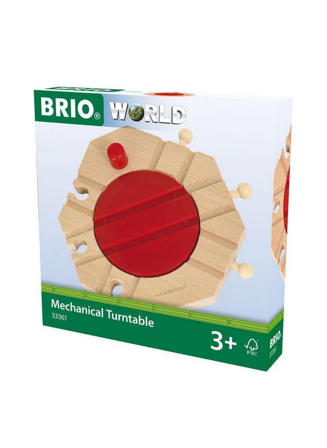 Brio BRIO World - 33361 Mechanical Turntable | Engaging Train Toy Accessory for Creative Play | Safe for Kids Ages 3 and Up | Compatible with BRIO Railway Toys  - Image 1