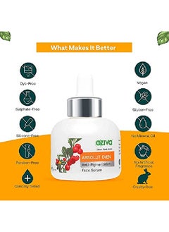OZiva Absolut Even Antipigmentation Face Serum (With Phyto Niacinamide Phyto Alpha Arbutin Aloe Vera Rosemary) For Hyperpigmentation Dark Spot Correction  - Image 5