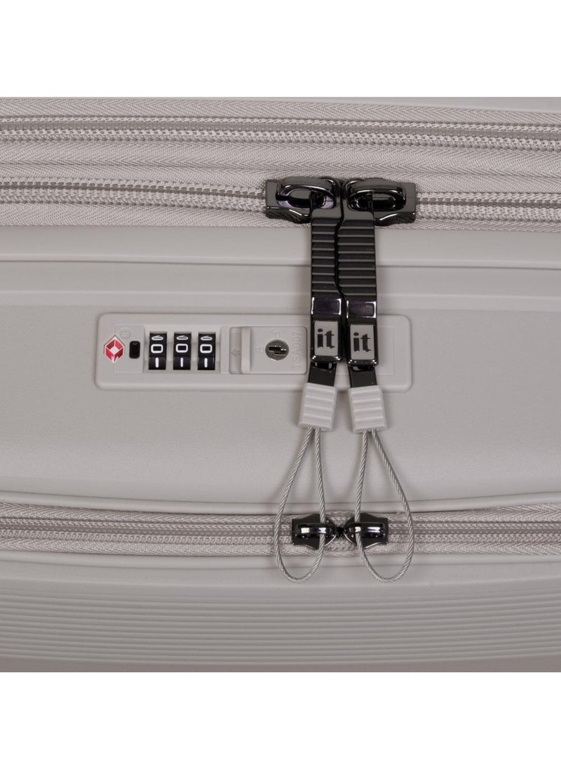 it Luggage it luggage Unanimous, Unisex Polypropylene Material Hard Case Luggage, 8x360 degree Spinner Wheels, Expandable Trolley Bag, TSA Type lock, SKU 15-3108-08, Lightweight Suitcase - Milk Tea  - Image 5